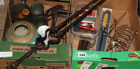 Mixed plate, pewter, toys etc.